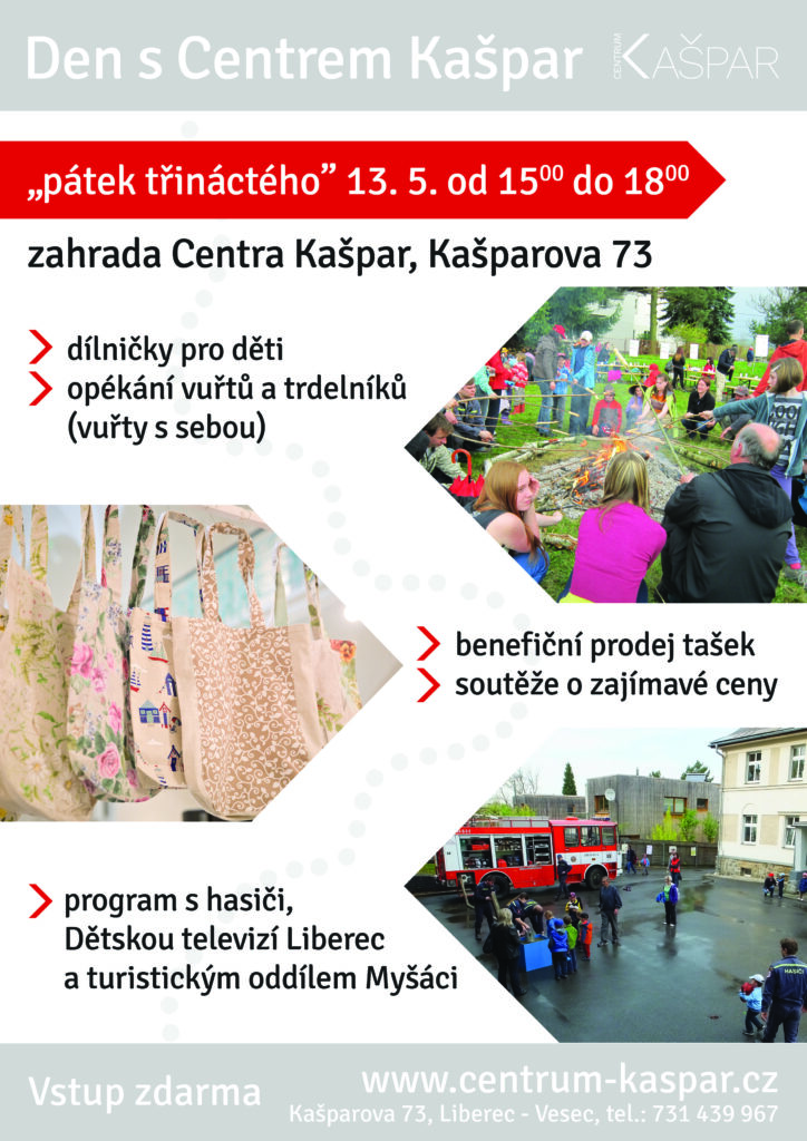 Pozvánka na čarodějnický rej Centra Kašpar