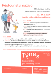 Plakát akce Pěstounství naživo v rámci TÝNES 2026
