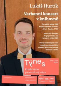 Plakát zahajovacího koncertu Lukáše Hurtíka v rámci TÝNES 2026