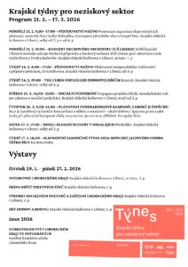 Program TÝNES 2026 na období od 21. února do 17. března 2026