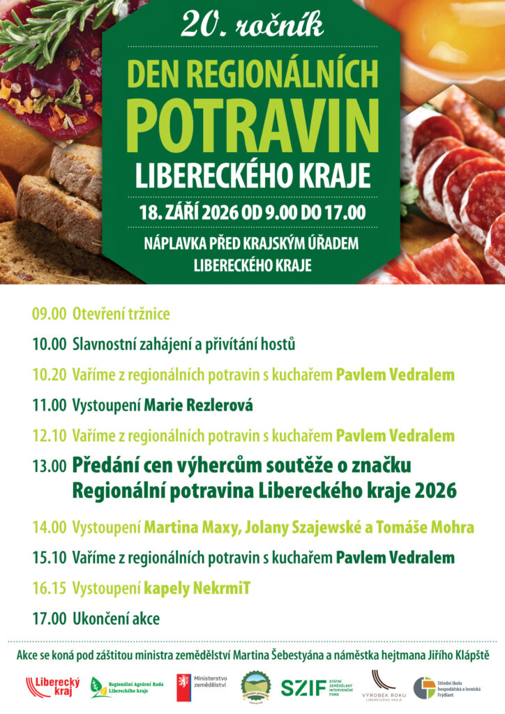 Program Den regionálních potravin Libereckého kraje 2026